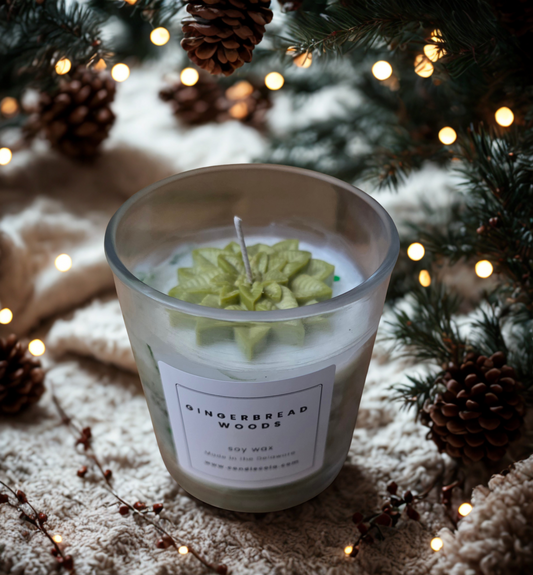 Gingerbread Wood Soy Wax Scented Candle