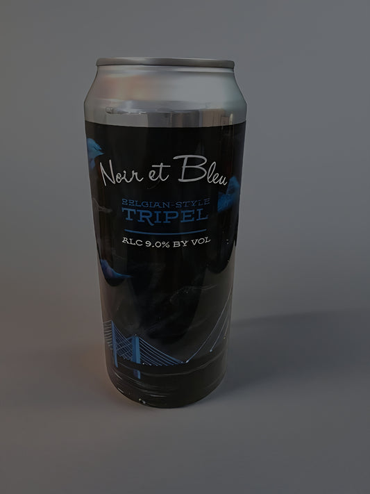 Big Oyster Noir et Bleu Can Candle