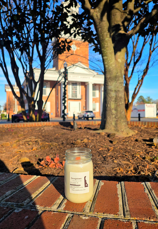 Sussex County Delaware 12 ounce Two Wick Mason Jar Candles