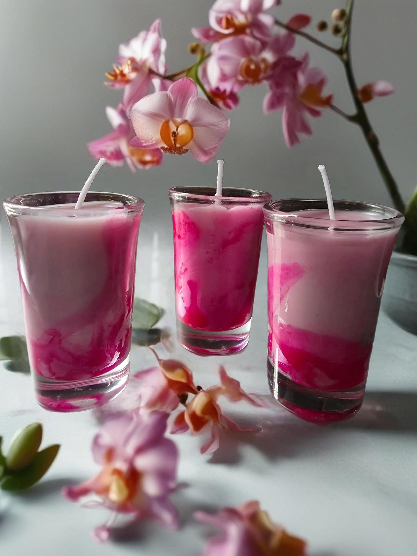 Tiny Toasts Shot Glass Candles