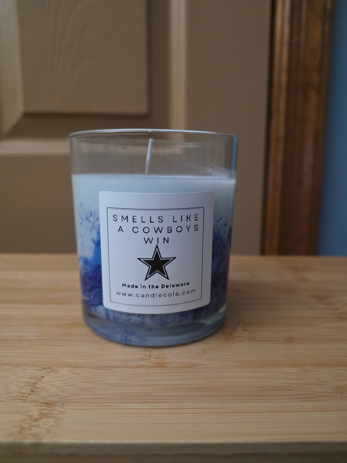 Smells Like A Football Win Custom Candle
