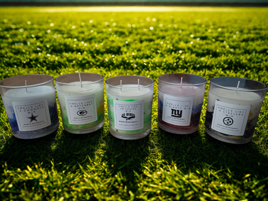 Smells Like A Football Win Custom Candle