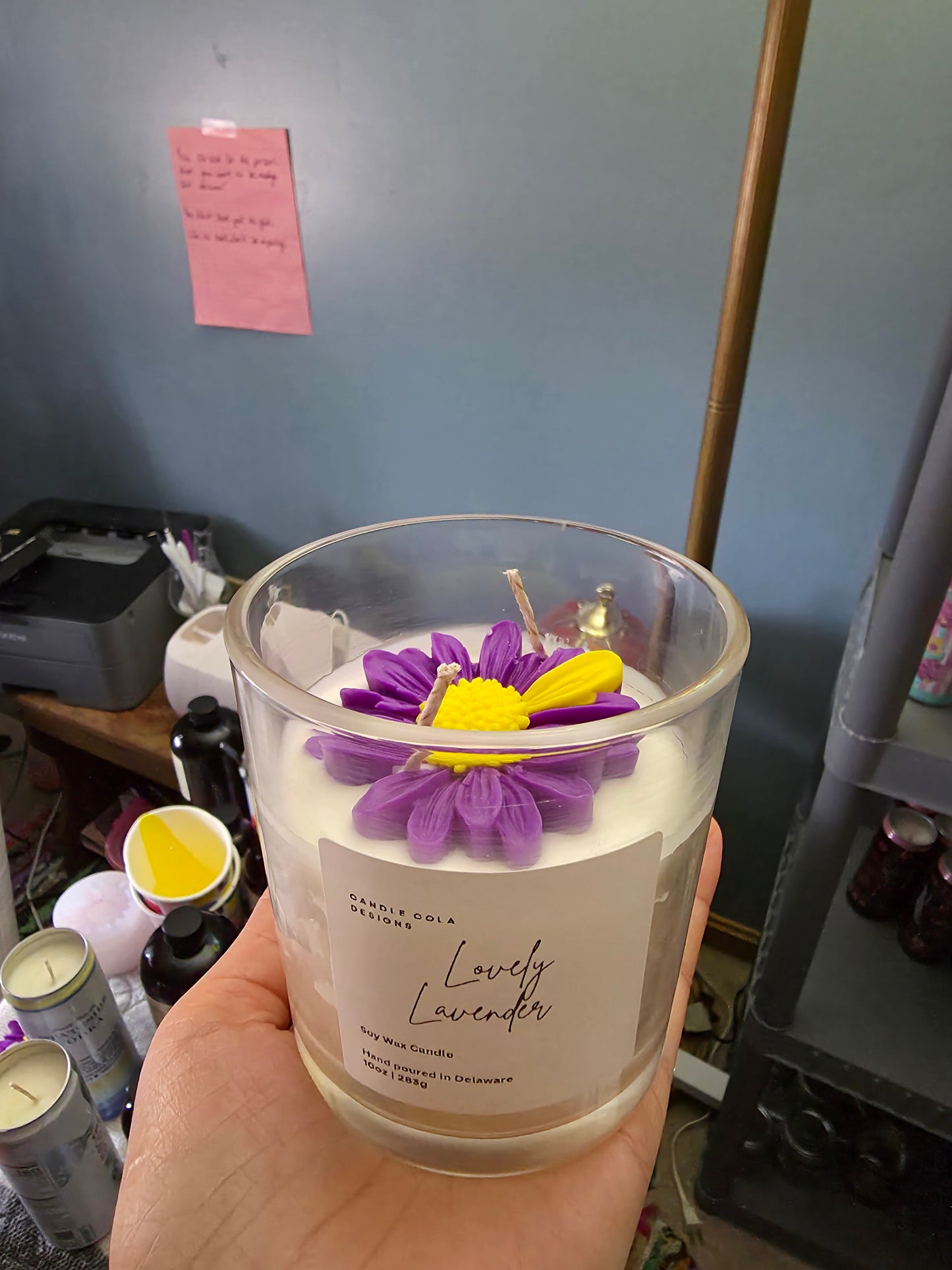 Lavender Scented Candle