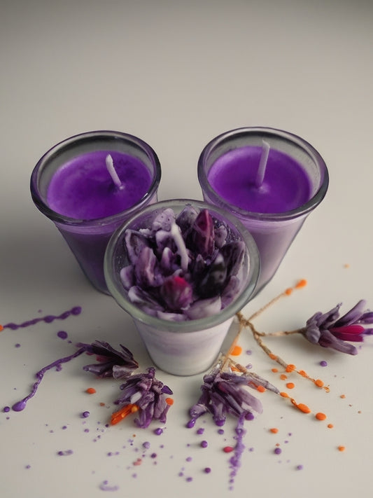 Tiny Toasts Shot Glass Candles