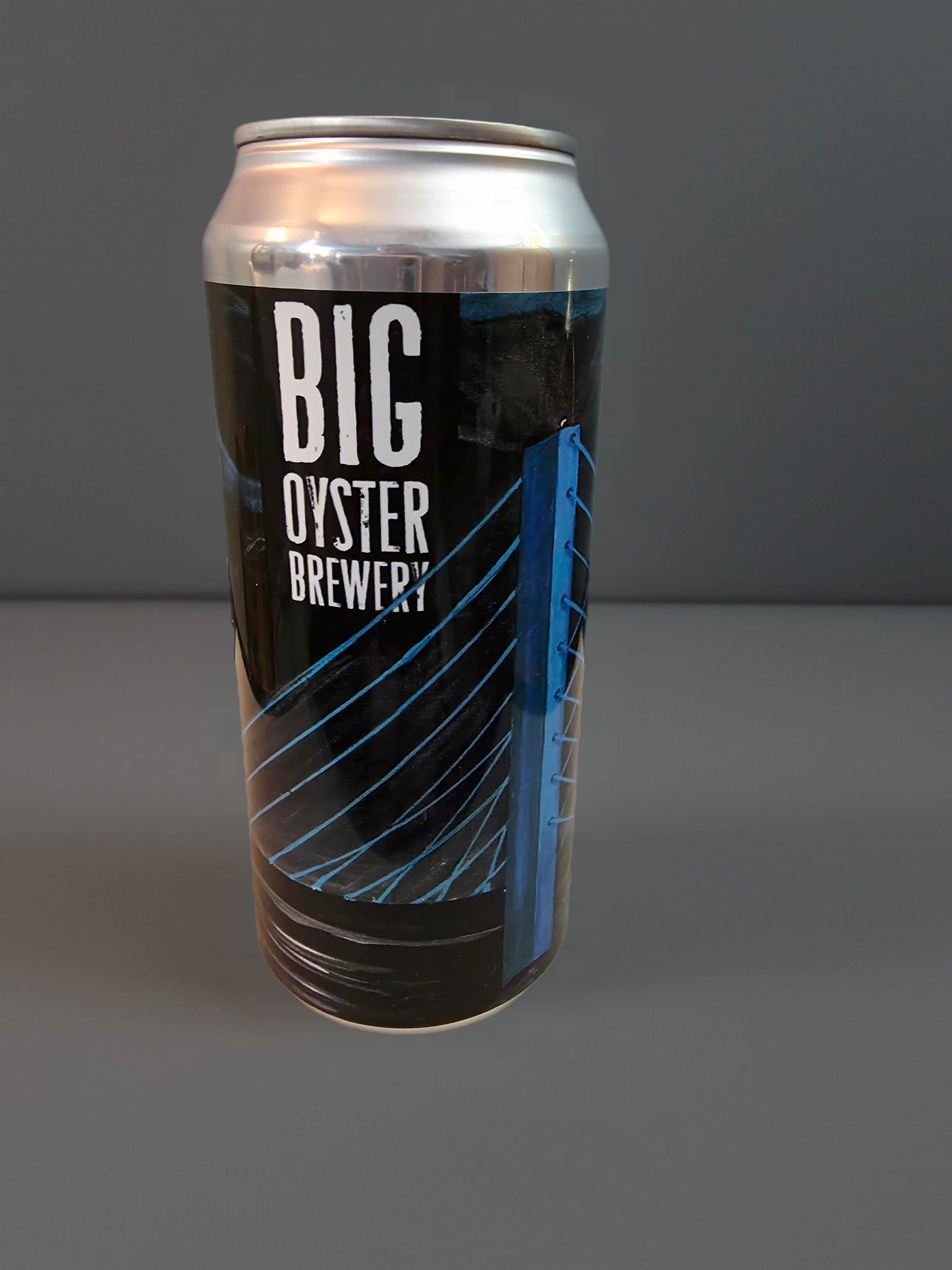 Big Oyster Noir et Bleu Can Candle