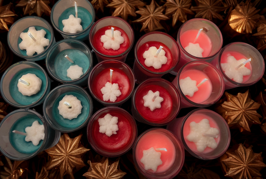 Tiny Toasts Holiday Shot Glass Scented Candles