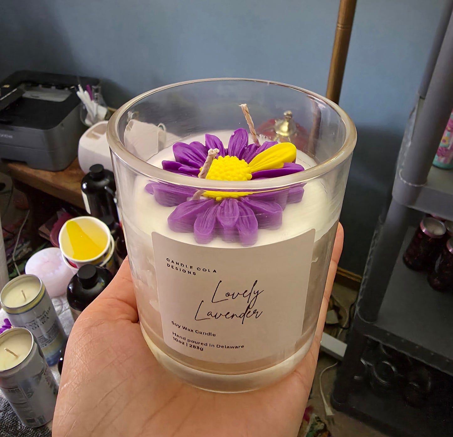 Lavender Scented Candle