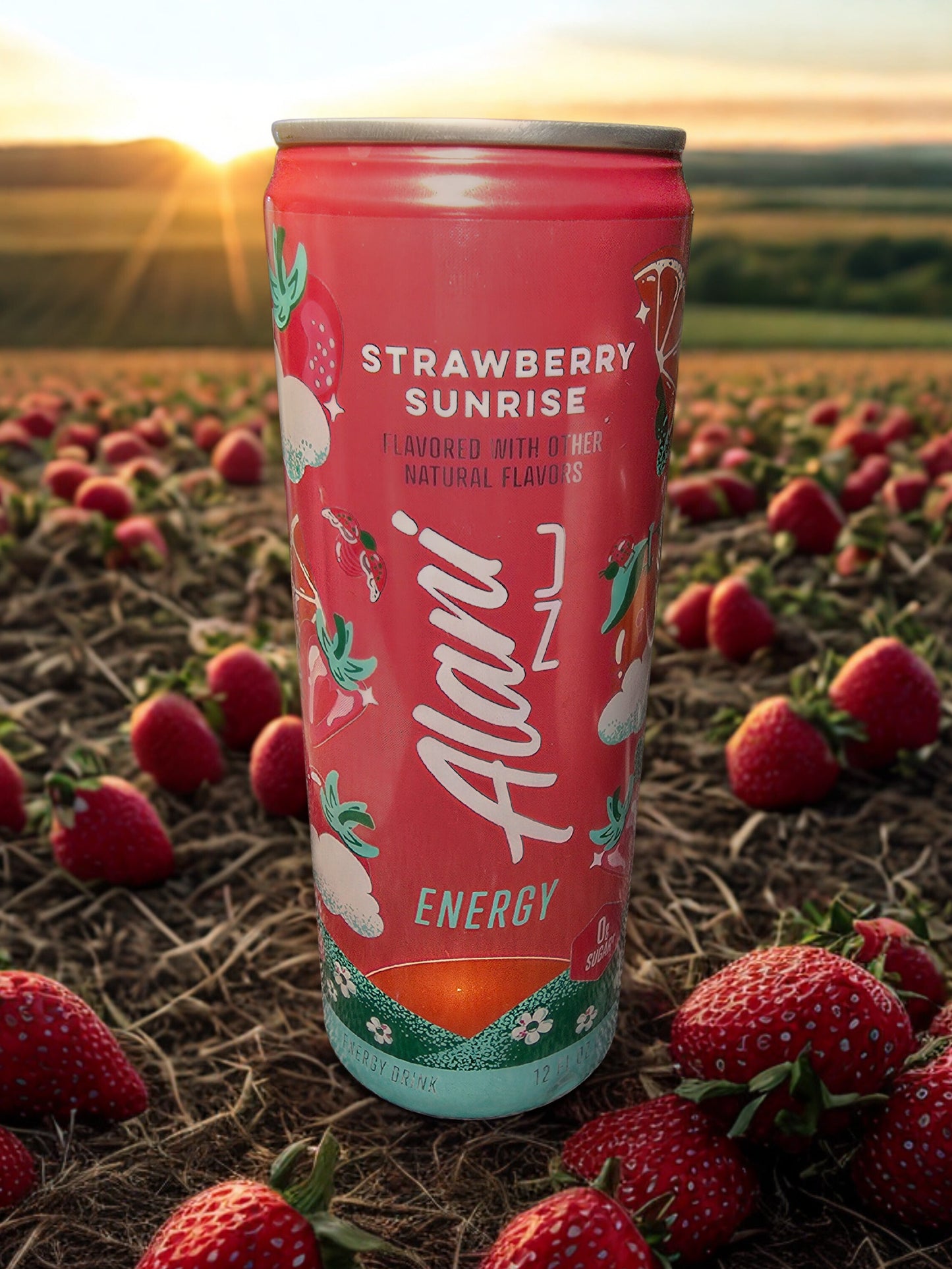 Strawberry Sunrise Alani Scented Soy Wax Candle