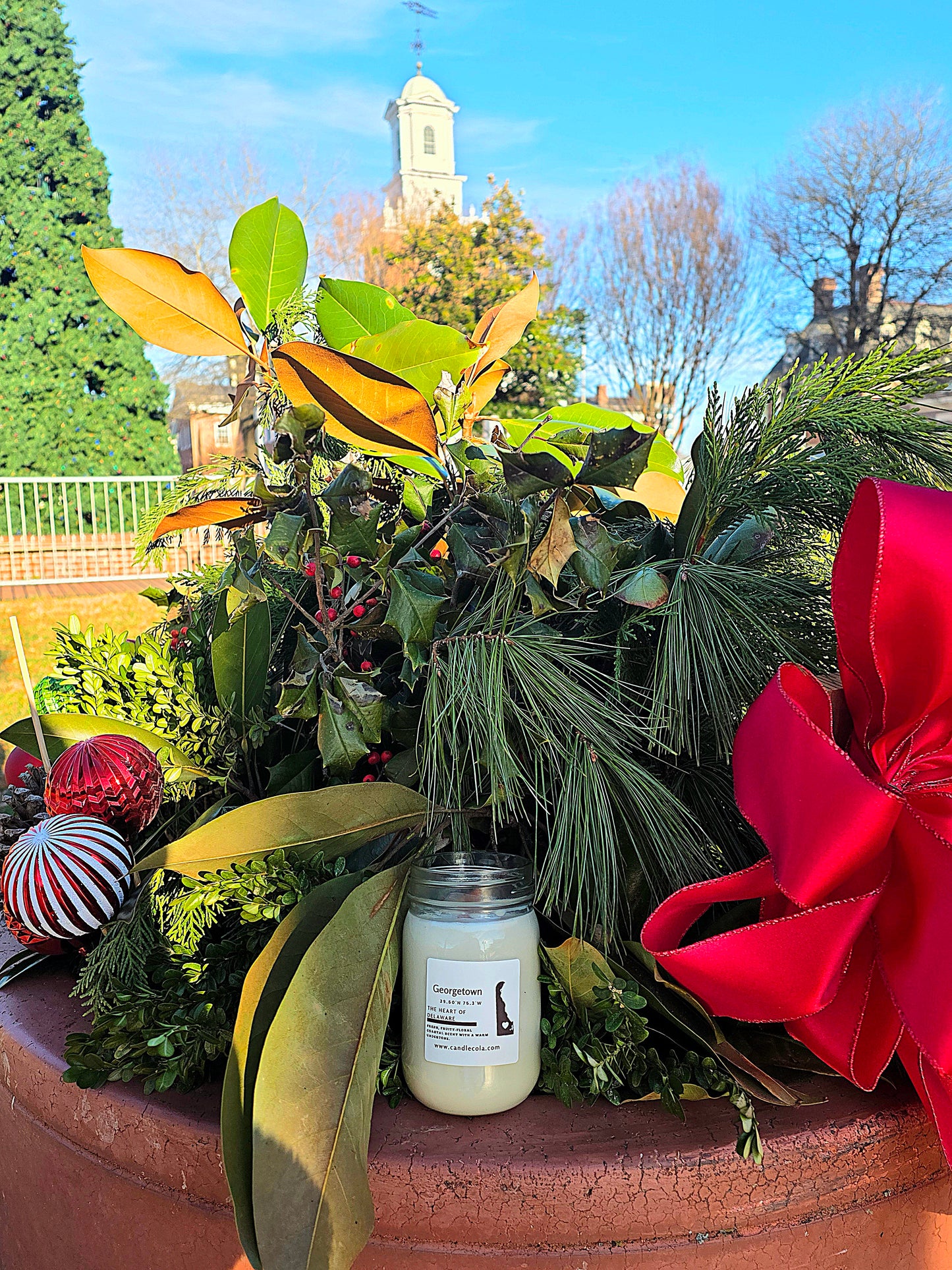 Sussex County Delaware 12 ounce Two Wick Mason Jar Candles