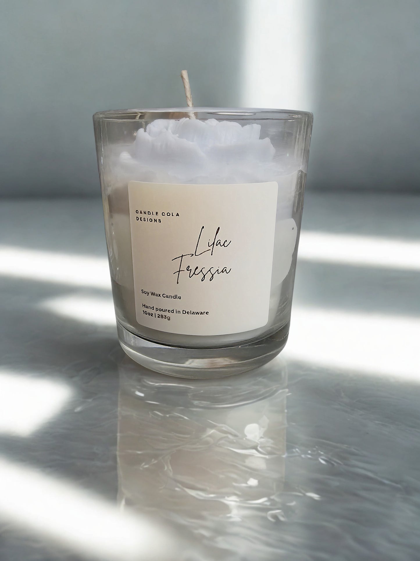Lilac Fressia Scented Candle