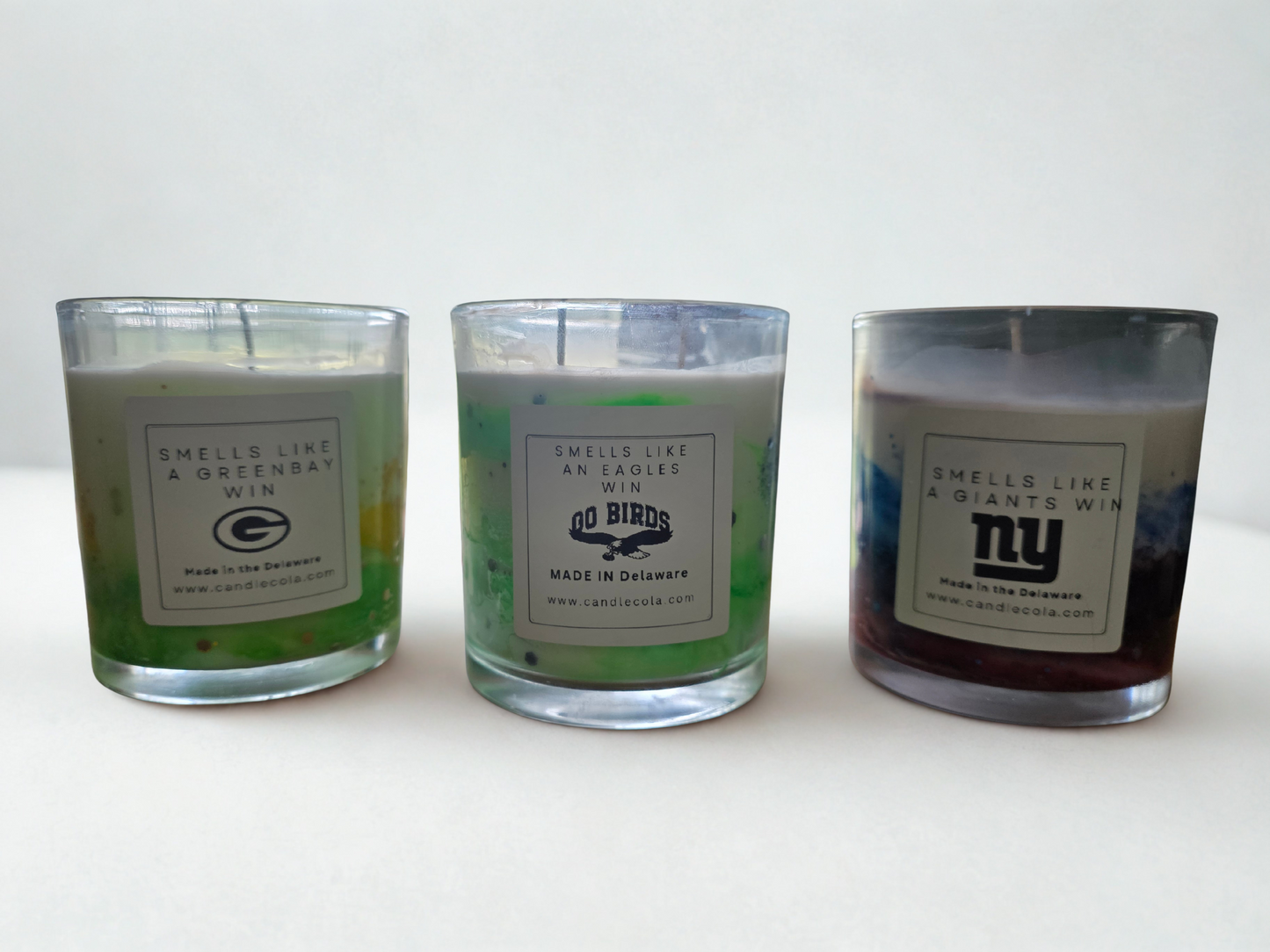 Smells Like A Football Win Custom Candle