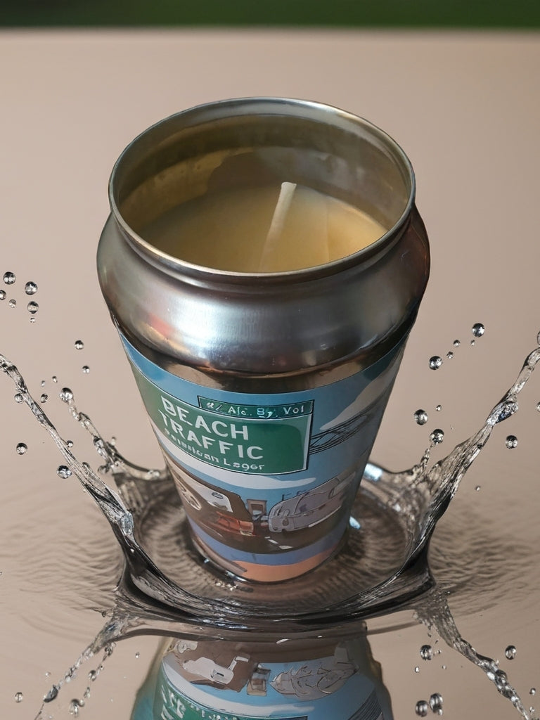 Big Oyster Beach Traffic Can Candle