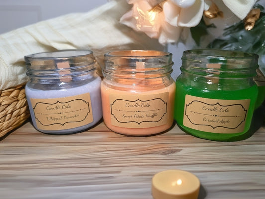 8 oz. Soy Wax Mason Jar Candles