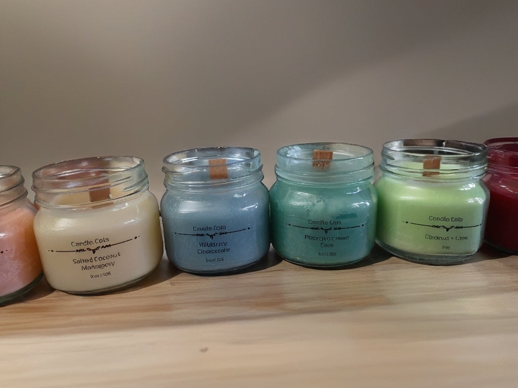 8 oz. Soy Wax Mason Jar Candles